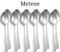 Metene Stainless Steel Serving Spoons Set - 12 Large Spoons for Parties/Kitchen/Buffet, Dishwasher Safe, 8.3-Inch